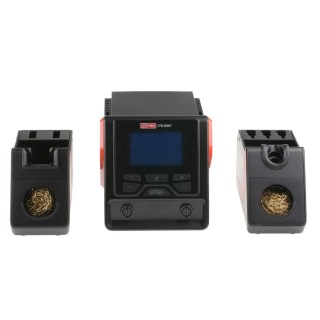 RS PRO Dual Channel Digital Soldering Station 200 W, 230V, LCD Display, 2 Outputs 176-0007