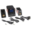 RS PRO Dual Channel Digital Soldering Station 200 W, 230V, LCD Display, 2 Outputs 176-0007