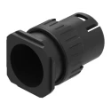 EAO Illuminated Push Button for Use with Series 61 Switch , Momentary Push Button, Black, 250V AC/DC Maximum 61-1100.0