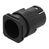 EAO Illuminated Push Button for Use with Series 61 Switch , Momentary Push Button, Black, 250V AC/DC Maximum 61-1100.0
