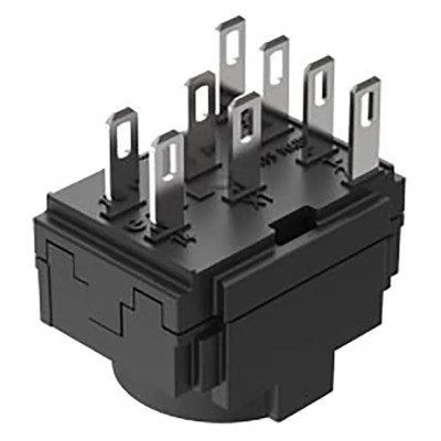 EAO Push Button Contact Block 250 V AC, 250 V DC, 3 NO, Solder Terminal, 5A Current Rating, Series 61, Model 61-8430.12