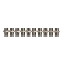 RS PRO Brass Pipe Fitting Straight Threaded Nipple Male G 1/4 in to Male BSPP 1/4 in 176-0986