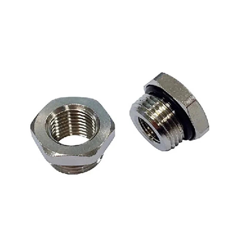 RS PRO Brass Straight Threaded Reducer Pipe Fitting Male G 3/4 in to Female BSPP 1/4 in 50 bar 300°C 176-1028