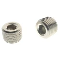 RS PRO Brass Pipe Fitting Straight Threaded Plug Male R 3/8 in 176-1056