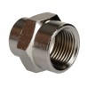 RS PRO Brass Threaded Fitting Male BSP 1/4 in to 3/8 in Nickel-plated Brass 300°C 176-1042