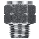 RS PRO Brass Straight Threaded Fitting Female NPT 1/2 in to Male G 1/2 in 176-1120