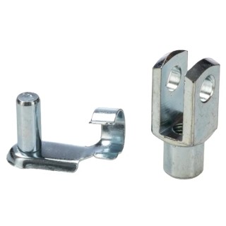 RS PRO Clevis Rod Cylinder for Pneumatic Cylinders 50 mm Bore Size Steel Material 176-1613