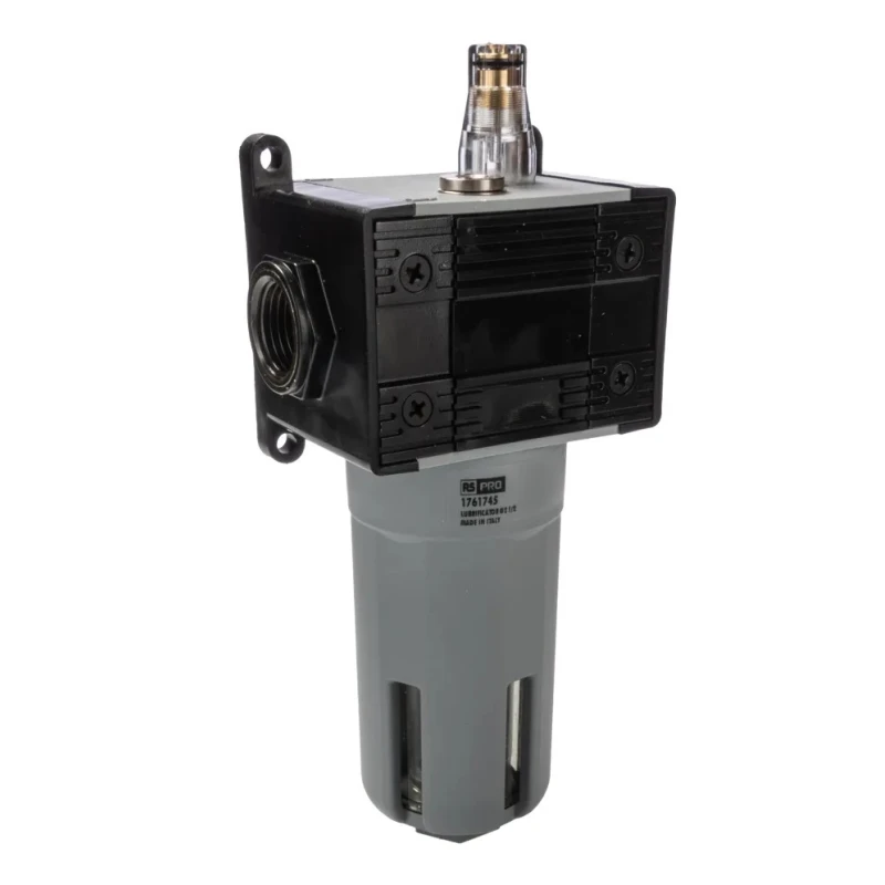 RS PRO 1/2 in G Air Lubricator 15 bar 195mm Height Manual Oil Loading 176-1745