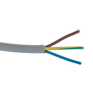 Belden C3GD Control Cable, 3 Cores 1.5mm² Unscreened, 50m Length, Grey Polyvinyl Chloride Sheath C3GD