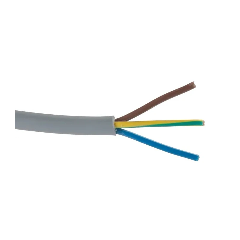 Belden C3GD Control Cable, 3 Cores 1.5mm² Unscreened, 50m Length, Grey Polyvinyl Chloride Sheath C3GD