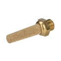 RS PRO Brass Pneumatic Silencer 12 bar Threaded G 1/8 in 76dB Noise Reduction Male Thread 176-2283