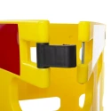 Addgards Yellow Folding Safety Barrier, No Entry Sign, 800mm Height, 1m Width 4R0