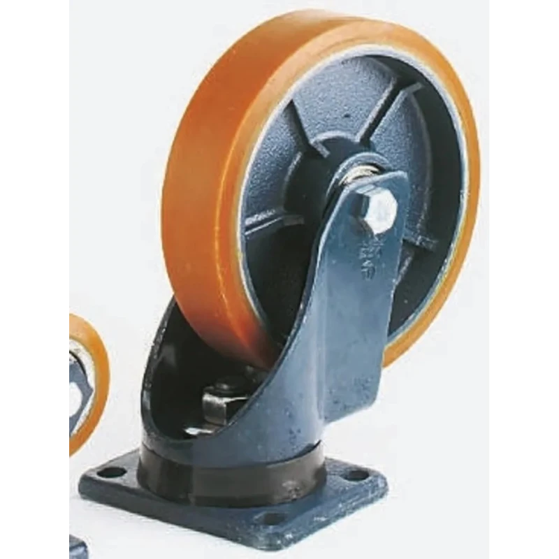 LAG Swivel Castor Heavy Duty 700 kg Load Capacity 150 mm Polyurethane Wheel Cast Iron Hub 7321
