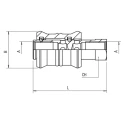 RS PRO Knob Pneumatic Manual Control Valve 10 mm, III B, Aluminium Body, 10 bar, Red Control Button 176-2265