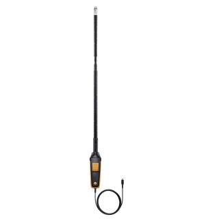 Testo Vane Probe Including Temperature Sensor for Ventilation Duct Measurements USB Communication 70°C Max 0635 9572