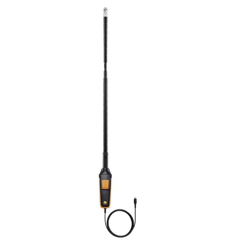 Testo Vane Probe Including Temperature Sensor for Ventilation Duct Measurements USB Communication 70°C Max 0635 9572