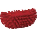 Vikan Hard Bristle Scrubbing Brush Red Polyester Bristle 40 mm Length 205 mm Width 130 mm Depth Denmark 70374