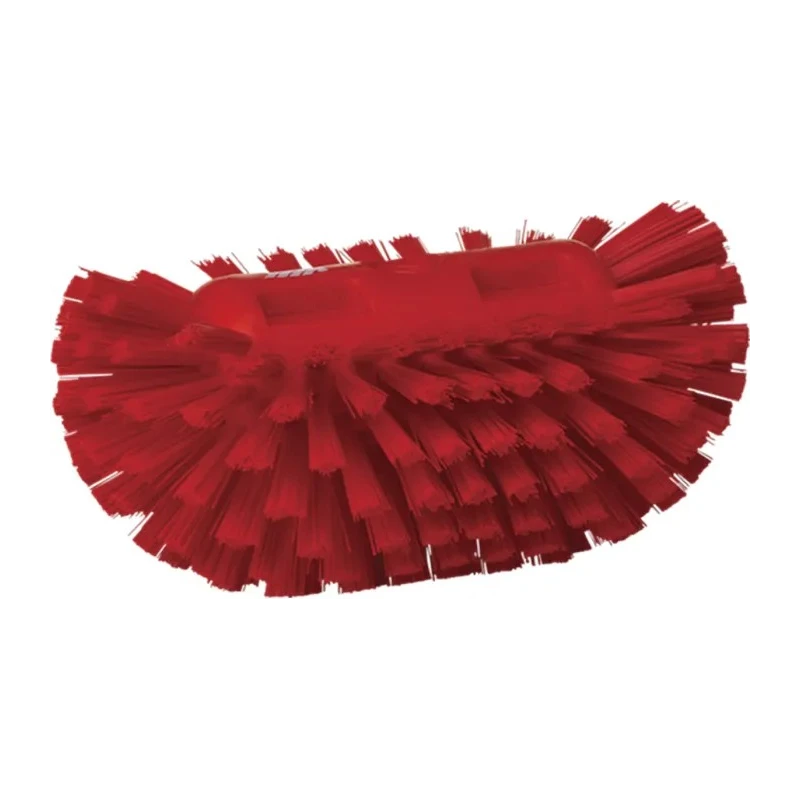 Vikan Hard Bristle Scrubbing Brush Red Polyester Bristle 40 mm Length 205 mm Width 130 mm Depth Denmark 70374
