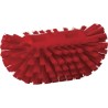 Vikan Hard Bristle Scrubbing Brush Red Polyester Bristle 40 mm Length 205 mm Width 130 mm Depth Denmark 70374
