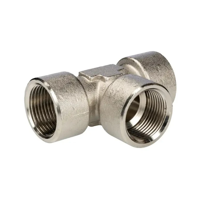 RS PRO Brass Threaded Tee Adapter Fitting Female G 3/4 in to Female G 32.5 mm 85 Bar Pressure 176-1063