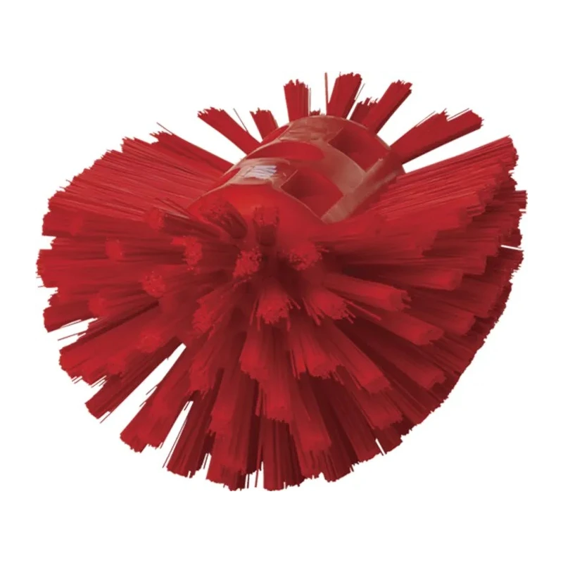 Vikan Hard Bristle Scrubbing Brush Red Polyester Bristle 40 mm Length 205 mm Width 130 mm Depth Denmark 70374