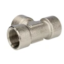 RS PRO Brass Threaded Tee Adapter Fitting Female G 3/4 in to Female G 32.5 mm 85 Bar Pressure 176-1063