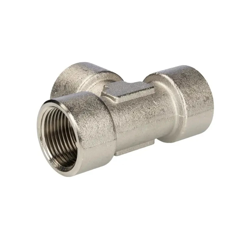RS PRO Brass Threaded Tee Adapter Fitting Female G 3/4 in to Female G 32.5 mm 85 Bar Pressure 176-1063