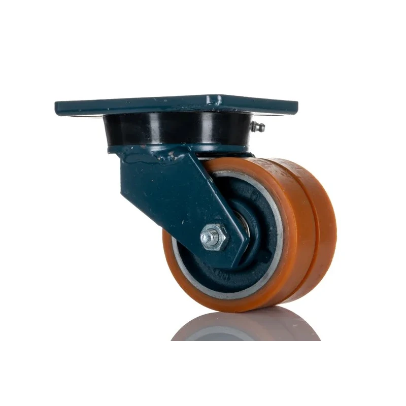 LAG Swivel Castor 600 kg Capacity 100 mm Wheel Polyurethane 7470