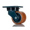LAG Swivel Castor 600 kg Capacity 100 mm Wheel Polyurethane 7470