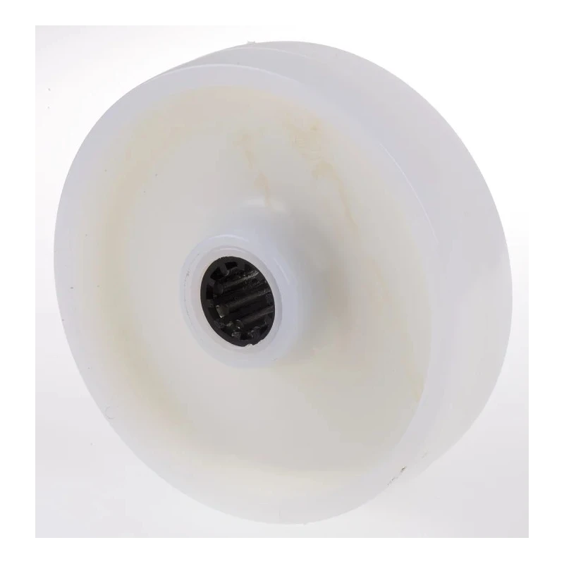 LAG White Polyamide Extra Heavy Duty Trolley Wheel 150mm Diameter 40mm Width Roller Bearing 400kg Load Capacity 4014