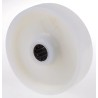LAG White Polyamide Extra Heavy Duty Trolley Wheel 150mm Diameter 40mm Width Roller Bearing 400kg Load Capacity 4014