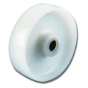 LAG White Polyamide Trolley Wheel 150mm Diameter 48mm Width Ball Bearing Hub 900kg Load Capacity 18011 CC