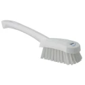 Vikan Hard Bristle White Scrubbing Brush, 36 mm Bristle Length, Polyester Bristle Material 41925