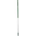 Vikan Green Polypropylene Anodised Aluminium Broom Handle 1.51 m Ergonomic 31mm Diameter 29372