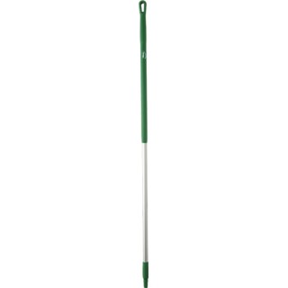 Vikan Green Polypropylene Anodised Aluminium Broom Handle 1.51 m Ergonomic 31mm Diameter 29372