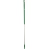Vikan Green Polypropylene Anodised Aluminium Broom Handle 1.51 m Ergonomic 31mm Diameter 29372