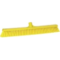 Vikan Push Broom Yellow for Dry Areas, Wet Areas Width 610mm Bristle Length 60mm Depth 70mm 31946
