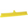 Vikan Push Broom Yellow for Dry Areas, Wet Areas Width 610mm Bristle Length 60mm Depth 70mm 31946
