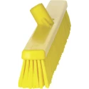 Vikan Push Broom Yellow for Dry Areas, Wet Areas Width 610mm Bristle Length 60mm Depth 70mm 31946