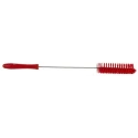 Vikan Red Bottle Brush, 17 mm Bristle Length, 510 mm Overall Length, 40 mm Brush Diameter, Polyester Bristle 53784