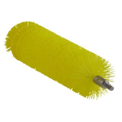 Vikan Yellow Bottle Brush 200mm Length, 40mm Diameter, Polyester Bristle, Polypropylene Handle 53686
