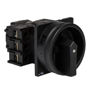 Eaton 3-Pole Flush Isolator Switch IP65 Rated 32A, 15 kW, Screw Terminal, Black Handle P1-32 