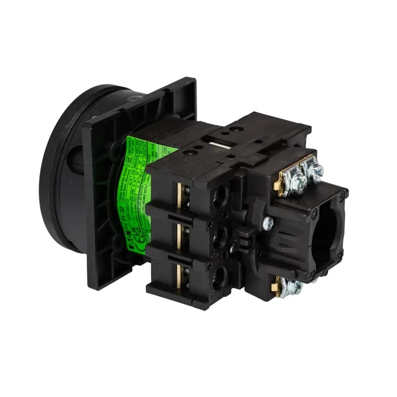Eaton 3-Pole Flush Isolator Switch IP65 Rated 32A, 15 kW, Screw Terminal, Black Handle P1-32 