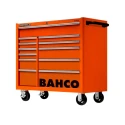 Bahco 12 Drawer Solid Steel Wheeled Tool Trolley 1100kg Load Capacity 1475KXL12