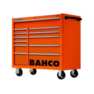 Bahco 12 Drawer Solid Steel Wheeled Tool Trolley 1100kg Load Capacity 1475KXL12