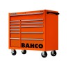 Bahco 12 Drawer Solid Steel Wheeled Tool Trolley 1100kg Load Capacity 1475KXL12
