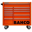 Bahco 12 Drawer Solid Steel Wheeled Tool Trolley 1100kg Load Capacity 1475KXL12