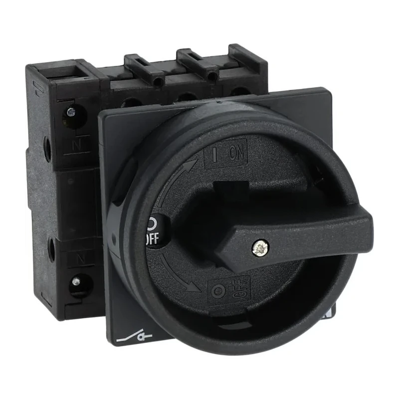 Eaton 3-Pole Flush Isolator Switch IP65, 25A, 13 kW, Screw Terminal, Black Handle IP65