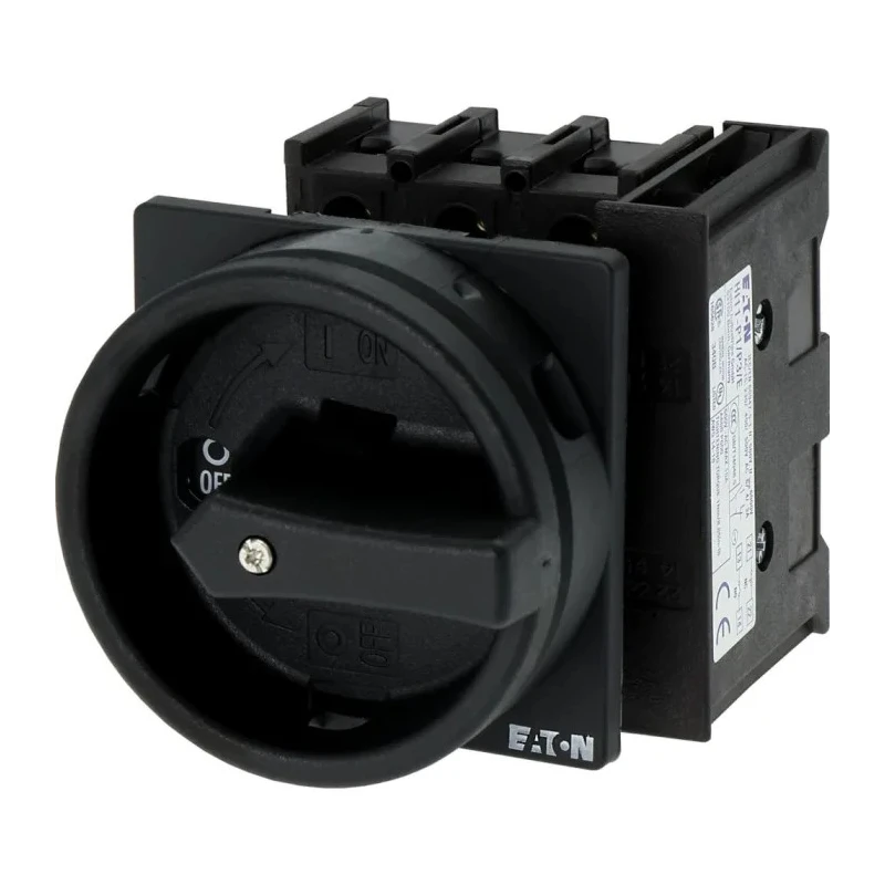Eaton 3-Pole Flush Isolator Switch IP65, 25A, 13 kW, Black Handle, Screw Terminal 