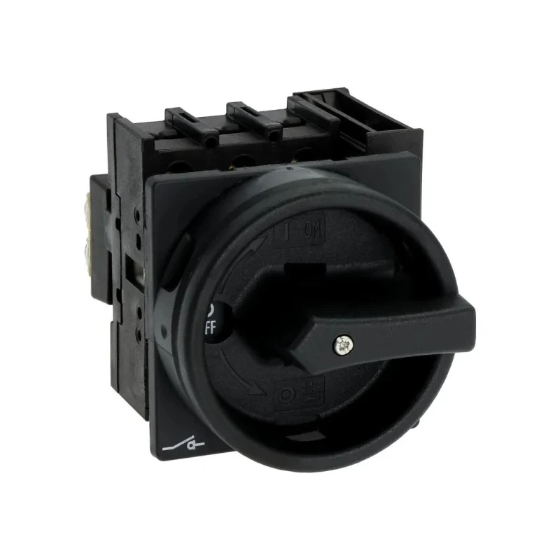 Eaton 3-Pole Flush Isolator Switch IP65, 25A, 13 kW, Black Handle, Screw Terminal 